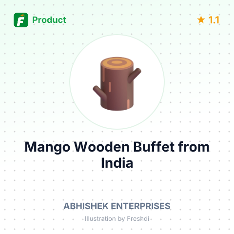 Mango Wooden Buffet – summary card, no photo uploaded yet