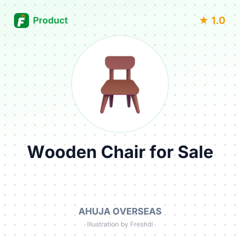 Mango Wooden Chair with Velvet Fabric – summary card, no photo uploaded yet