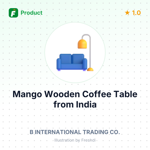 Mango Wooden Coffee Table – summary card, no photo uploaded yet
