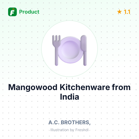 Mangowood Kitchenware – summary card, no photo uploaded yet