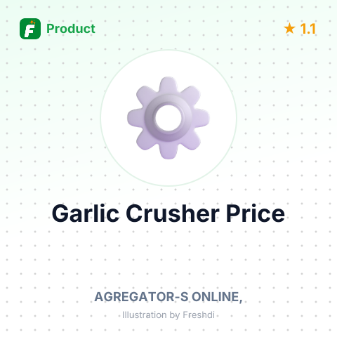 Manual Garlic Crusher Ring – summary card, no photo uploaded yet