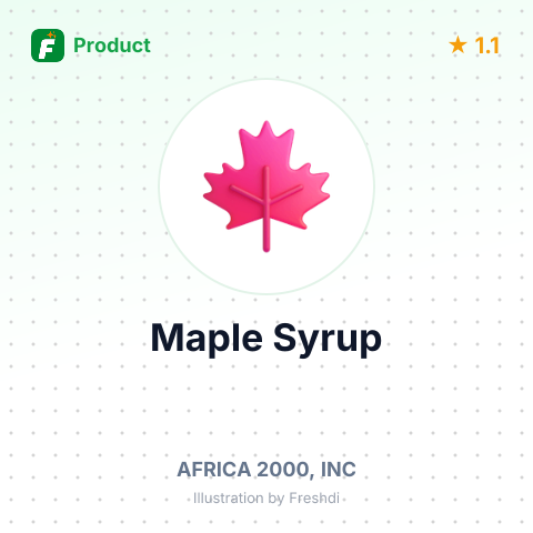 Maple Syrup – summary card, no photo uploaded yet