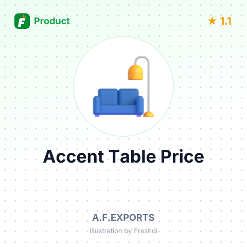 Marble and Mango Wood Pedestal Accent Table – product summary card, no photo uploaded yet