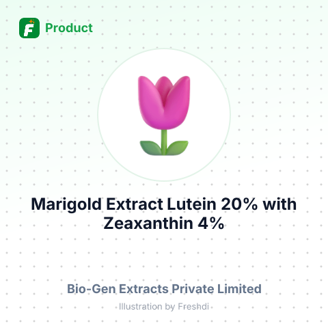 Marigold Extract Lutein 20% with Zeaxanthin 4% Granular Powder – summary card, no photo uploaded yet