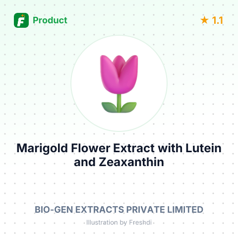Marigold Flower Extract with Lutein and Zeaxanthin – summary card, no photo uploaded yet