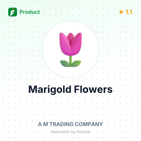 Marigold Flowers – summary card, no photo uploaded yet