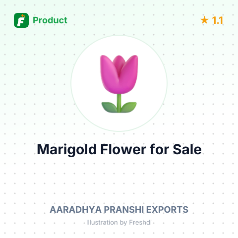 Marigold Orange & Yellow Flower – summary card, no photo uploaded yet