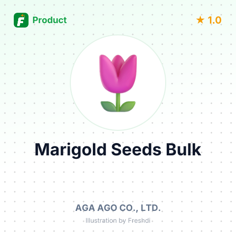 Marigold Seeds (Tagetes Erecta) – summary card, no photo uploaded yet