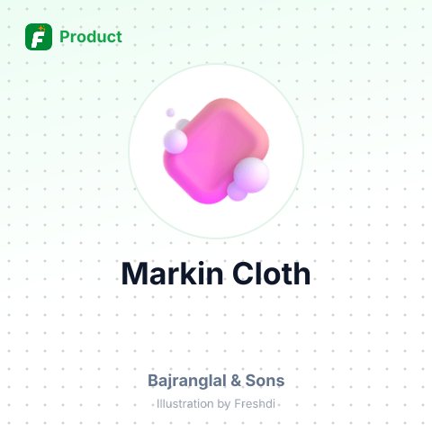 Markin Cloth – summary card, no photo uploaded yet