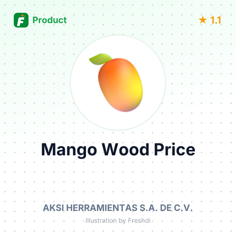 Marro Octagonal Mango Wood 12 lb – summary card, no photo uploaded yet