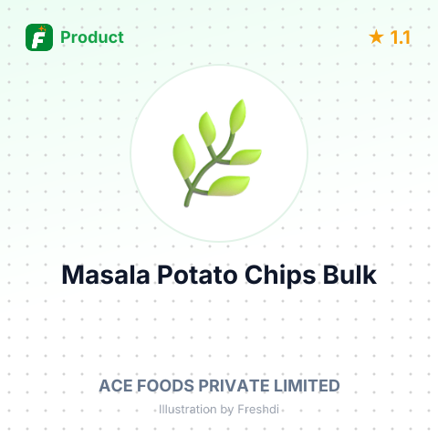 Masala Potato Chips – summary card, no photo uploaded yet