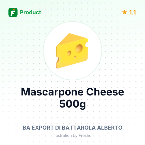 Mascarpone Cheese 500g – summary card, no photo uploaded yet