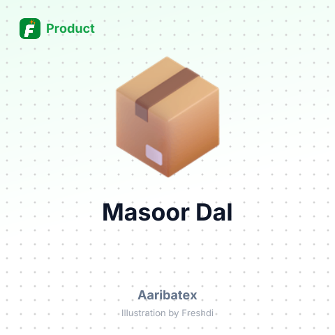 Masoor Dal – summary card, no photo uploaded yet