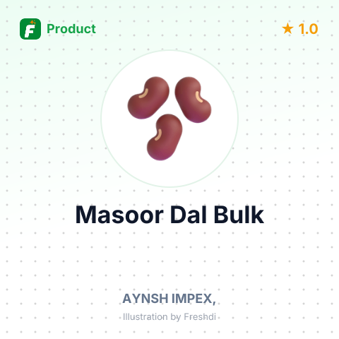 Masoor Dal (Red Lentils) – summary card, no photo uploaded yet