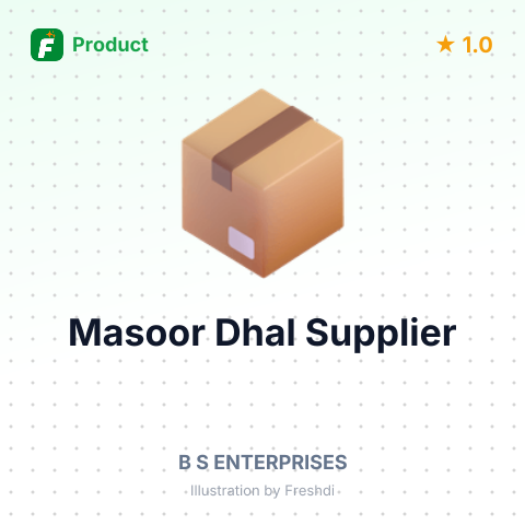 Masoor Dhal – product summary card, no photo uploaded yet