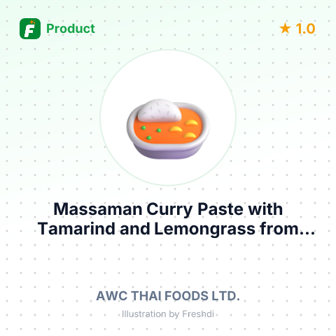Massaman Curry Paste with Tamarind and Lemongrass – summary card, no photo uploaded yet