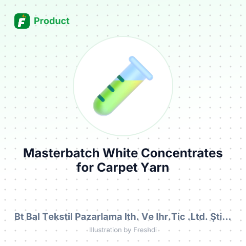 Masterbatch White Concentrates for Carpet Yarn Production – summary card, no photo uploaded yet