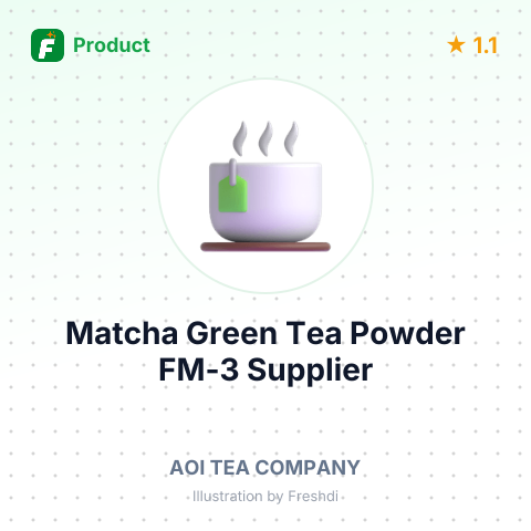 Matcha Green Tea Powder FM-3 – summary card, no photo uploaded yet
