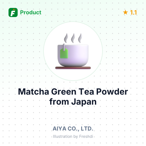 Matcha Green Tea Powder – summary card, no photo uploaded yet