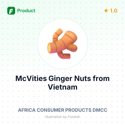 McVities Ginger Nuts – summary card, no photo uploaded yet
