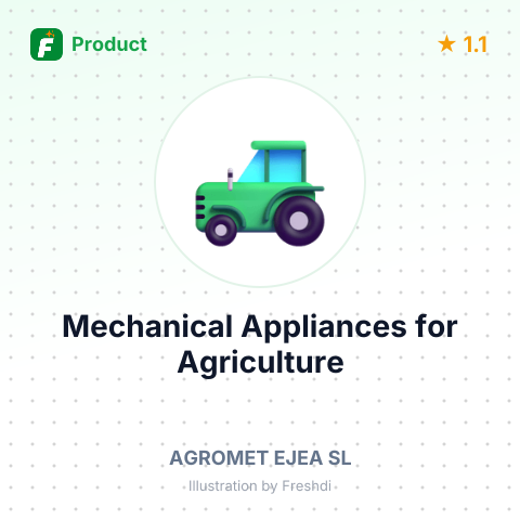 Mechanical Appliances for Agriculture – summary card, no photo uploaded yet