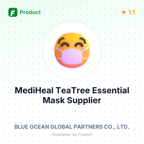MediHeal TeaTree Essential Mask – summary card, no photo uploaded yet