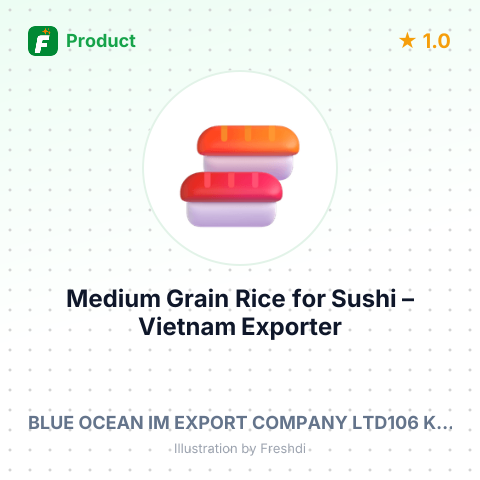 Medium Grain Rice for Sushi – summary card, no photo uploaded yet