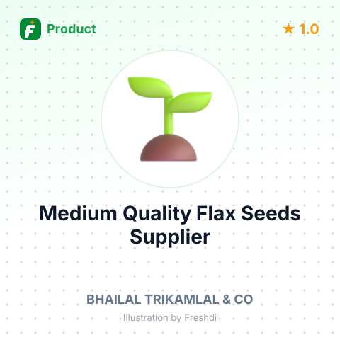 Medium Quality Flax Seeds – summary card, no photo uploaded yet
