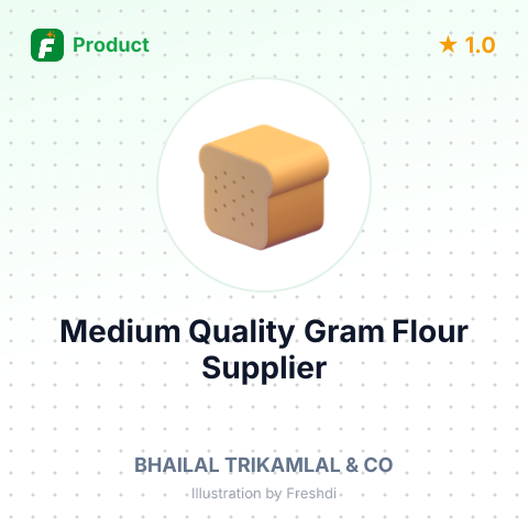 Medium Quality Gram Flour – summary card, no photo uploaded yet