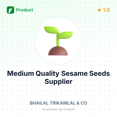 Medium Quality Sesame Seeds – summary card, no photo uploaded yet