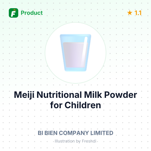Meiji Nutritional Milk Powder for Children – summary card, no photo uploaded yet