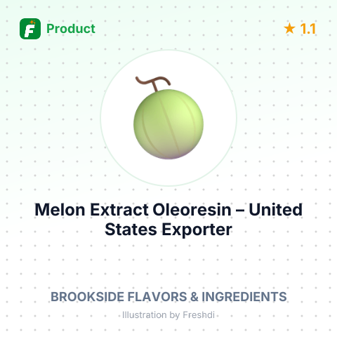 Melon Extract Oleoresin – summary card, no photo uploaded yet