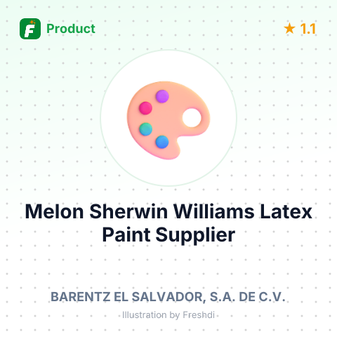 Melon Sherwin Williams Latex Paint – summary card, no photo uploaded yet