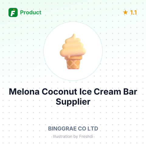 Melona Coconut Ice Cream Bar – summary card, no photo uploaded yet