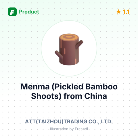 Menma (Pickled Bamboo Shoots) – summary card, no photo uploaded yet