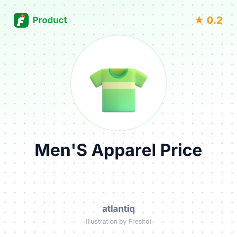 Men's Apparel and Outerwear – summary card, no photo uploaded yet