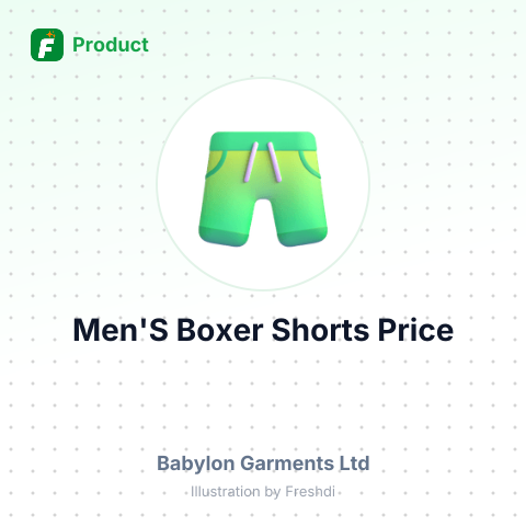 Men's Boxer Shorts – summary card, no photo uploaded yet