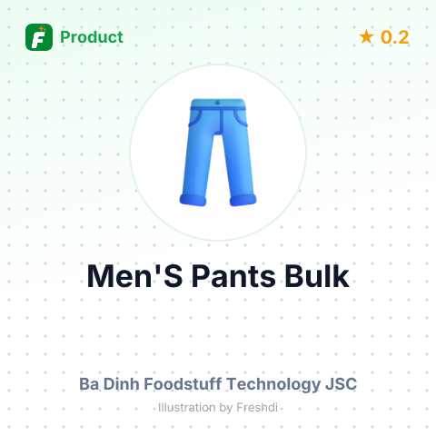 Men's Cotton-Spandex Woven Pants – summary card, no photo uploaded yet