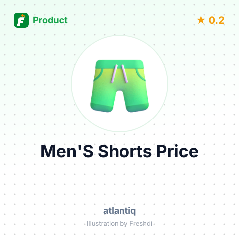 Men's Cotton-Spandex Woven Shorts – summary card, no photo uploaded yet