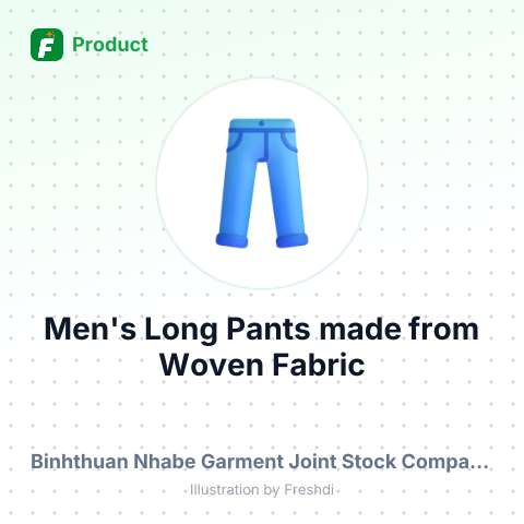 Men's Long Pants made from Woven Fabric Impregnated with Polyurethane – summary card, no photo uploaded yet