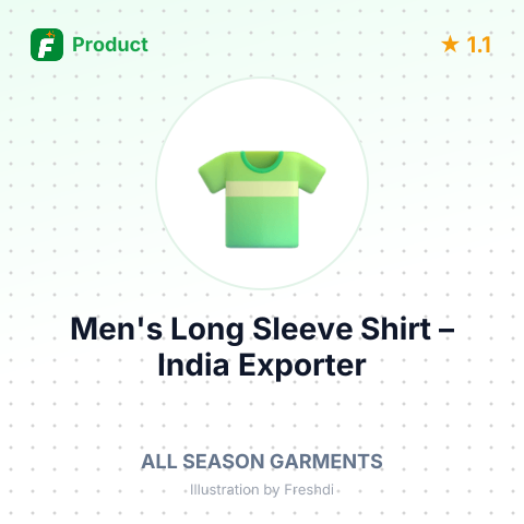 Men's Long Sleeve Shirt – summary card, no photo uploaded yet