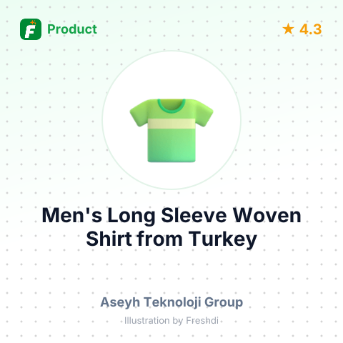 Men's Long Sleeve Woven Shirt – summary card, no photo uploaded yet
