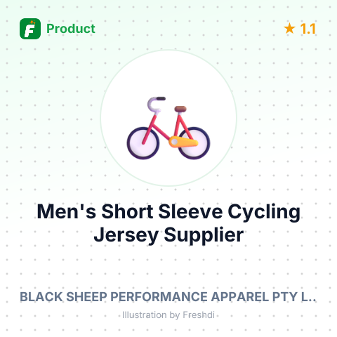 Men's Short Sleeve Cycling Jersey – summary card, no photo uploaded yet