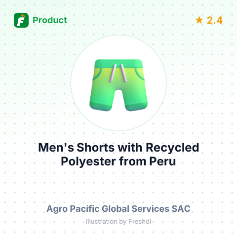 Men's Shorts with Recycled Polyester – summary card, no photo uploaded yet