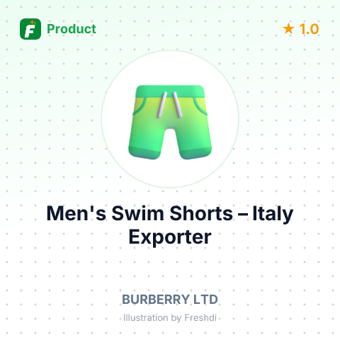 Men's Swim Shorts – summary card, no photo uploaded yet