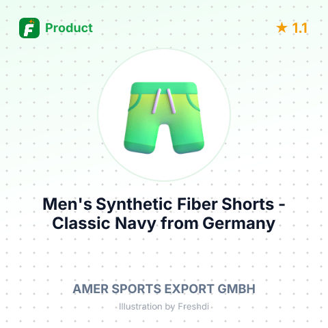 Men's Synthetic Fiber Shorts - Classic Navy – summary card, no photo uploaded yet