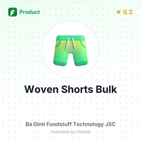Men's Woven Shorts – summary card, no photo uploaded yet