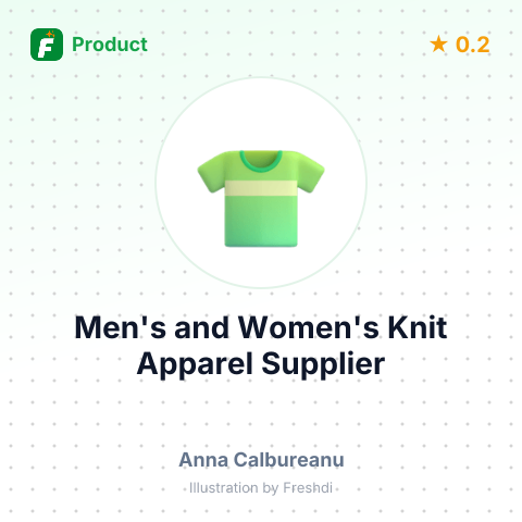 Men's and Women's Knit Apparel – summary card, no photo uploaded yet