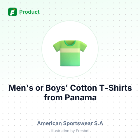Men's or Boys' Cotton T-Shirts – summary card, no photo uploaded yet