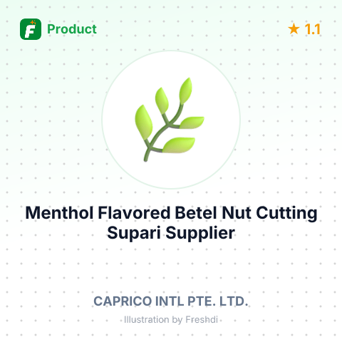 Menthol Flavored Betel Nut Cutting Supari – summary card, no photo uploaded yet